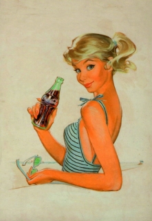Chicas Coca-Cola, desde siempre, la chispa de la vida.