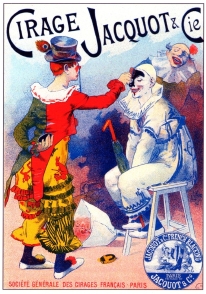 Publicidad francesa: Cirage Jacquot & cie. De Jules Chéret (1836-1932).