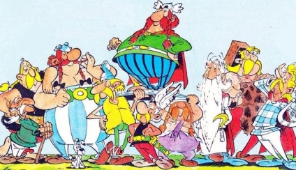 Albert Uderzo (1927- ). Aventuras de Asterix y Obelix.
