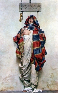 Antonio María Fabrés i Costa (1854-1936). Pintor catalán/español. La esclava.