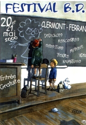 Festival Bande Dessinée, año 2000. La buena educación. Por Olivier Berlion (1969- ), ilustrador francés.